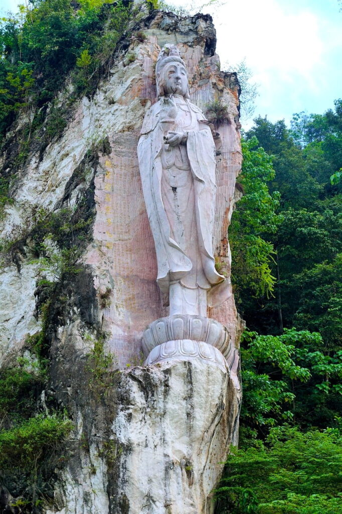 Wat Koh Wanararm Buddhist temple on Langkawi Island, Malaysia